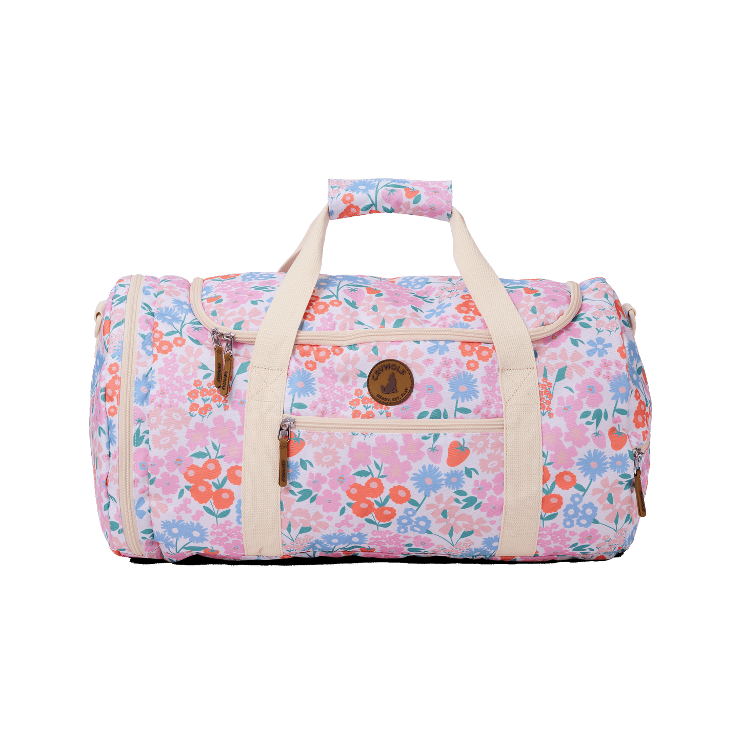 Packable Duffle Bag - Strawberry Splash