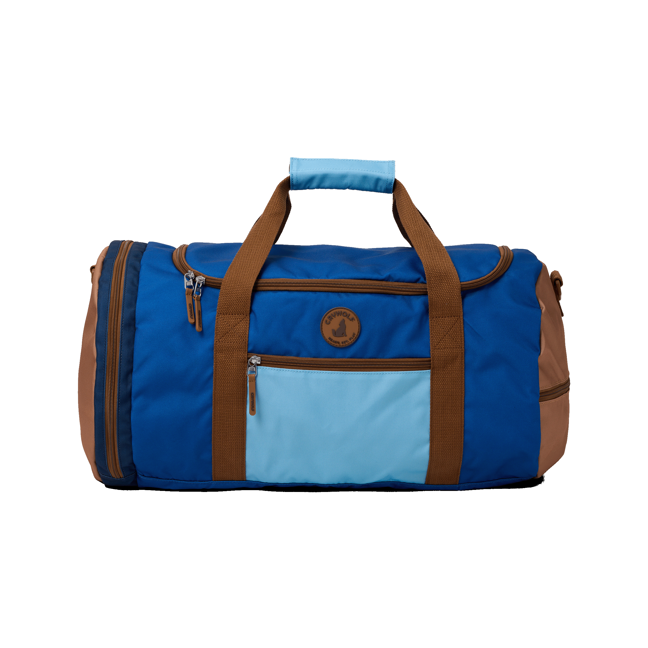 Packable Duffle Bag - Deep sea - Colour block