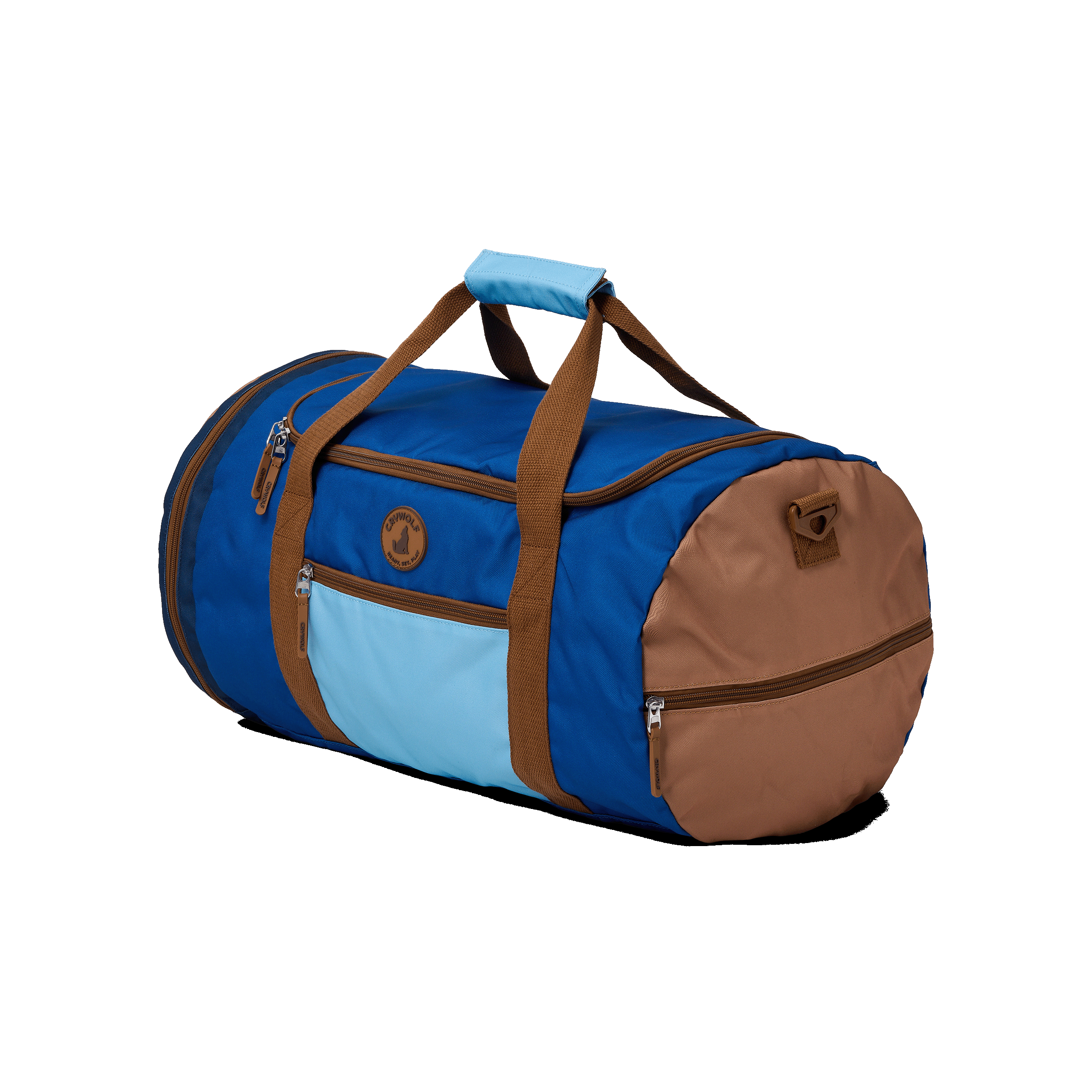 Packable Duffle Bag - Deep sea - Colour block