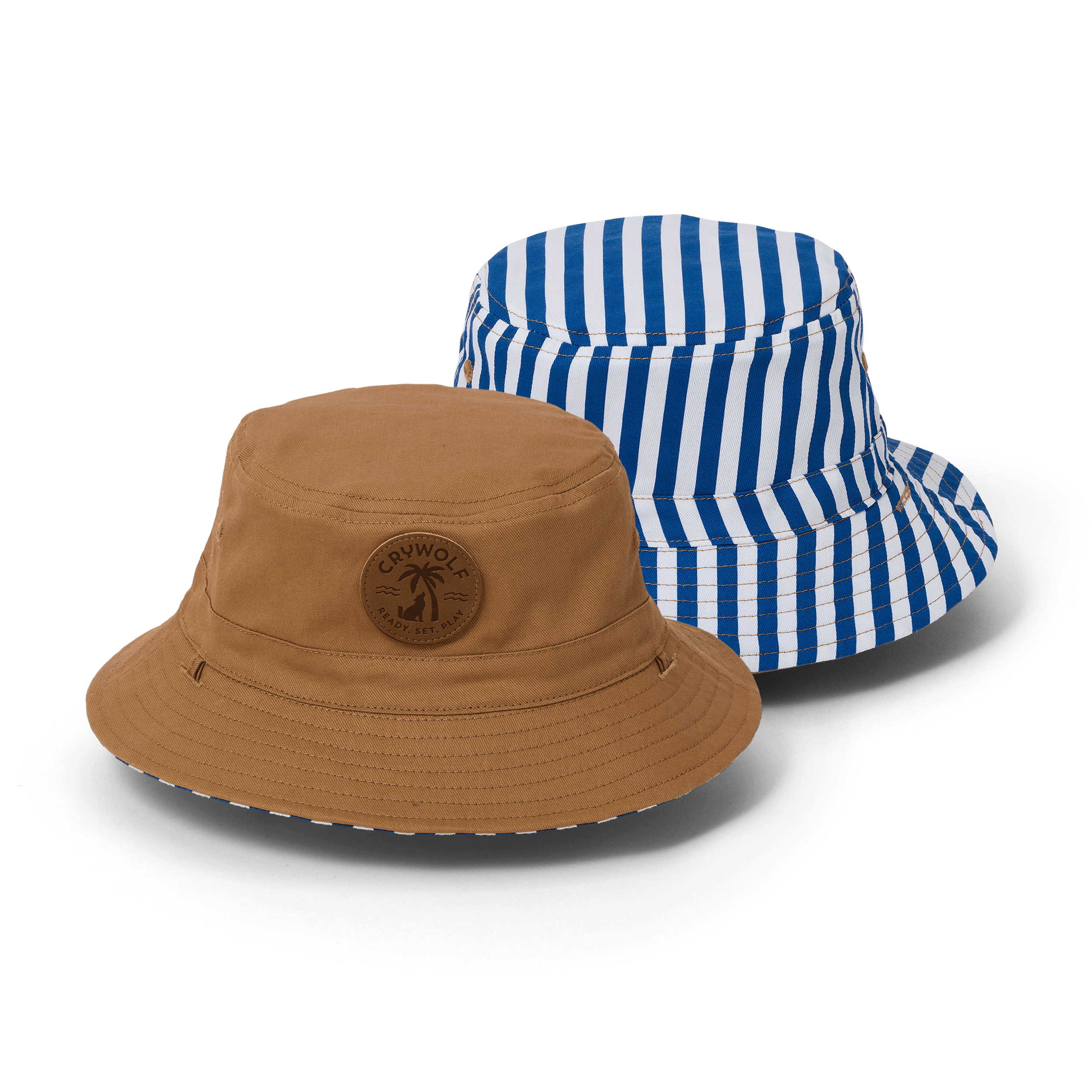 Reversible Bucket Hat Deep Sea Stripe
