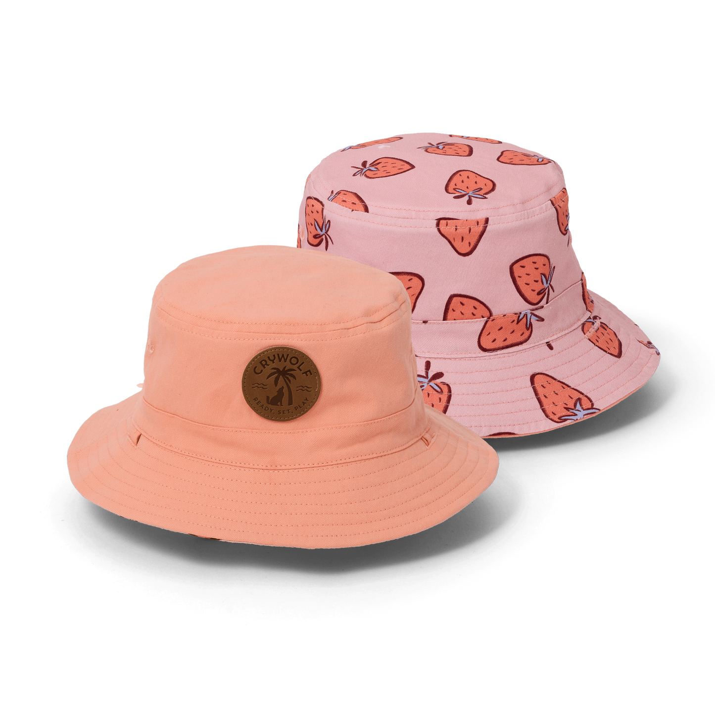 Reversible Bucket Hat - Strawberry Splash