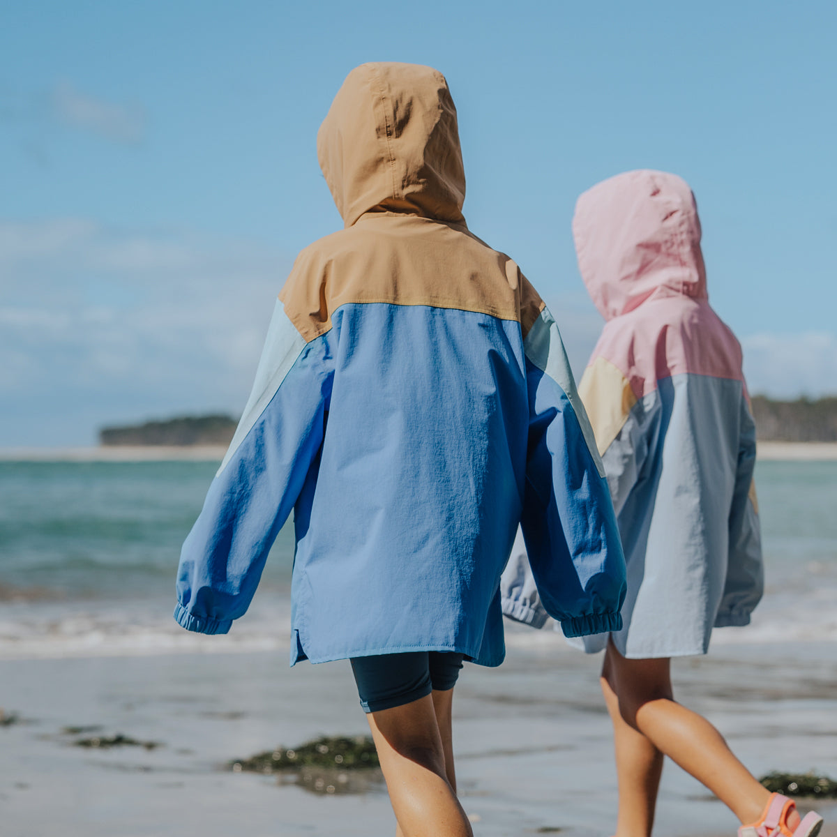 Packable Jacket - Ocean Colour Block