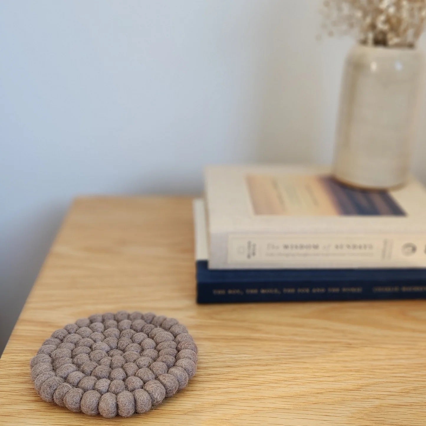 Felt Ball Coasters - set of 4