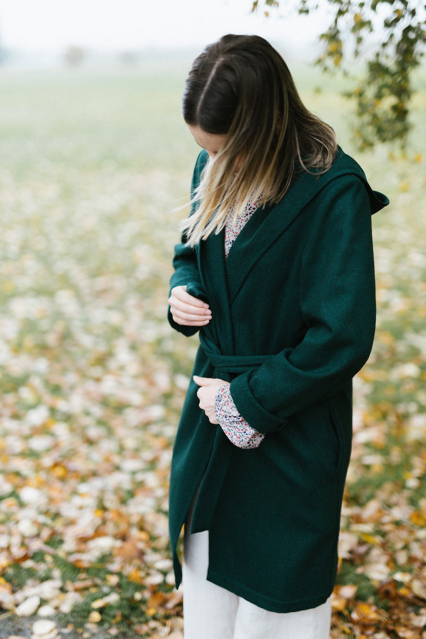 Kelsi coat - Forest green