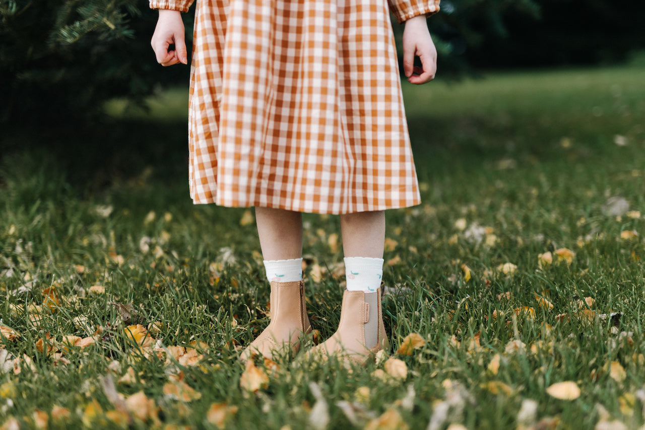 Merino Wool Crew Socks | CHILD | Rosa