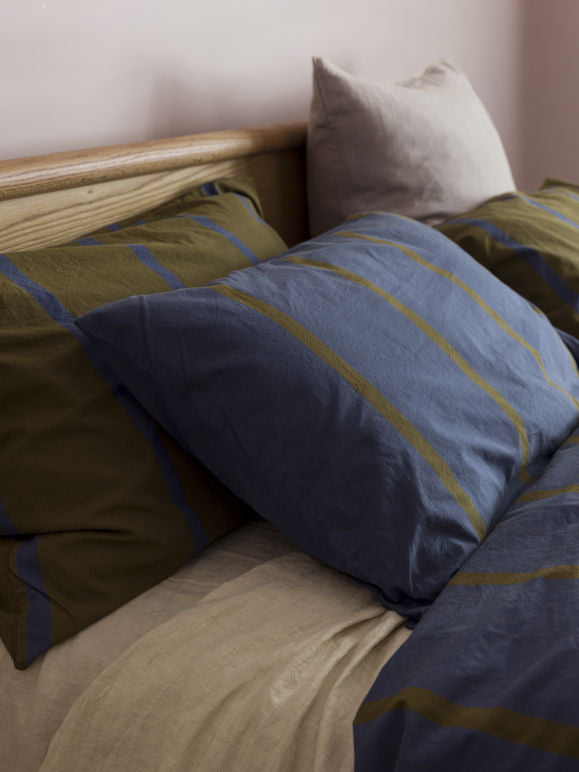 Duo Pillowcase Pair - Aegean/Ivy