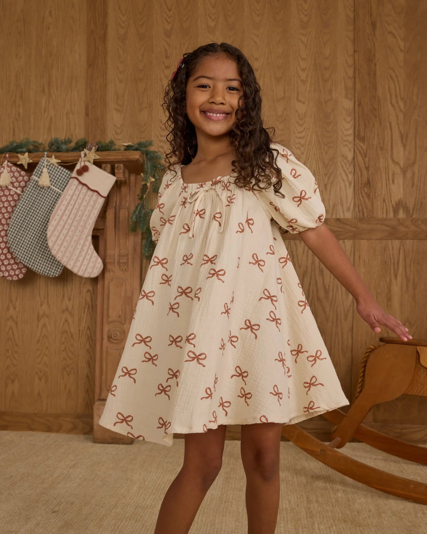 Sabrina mini dress - Ruby bows
