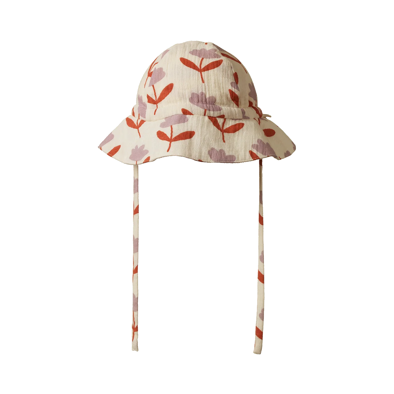 Muslin sunhat - Fleurette print