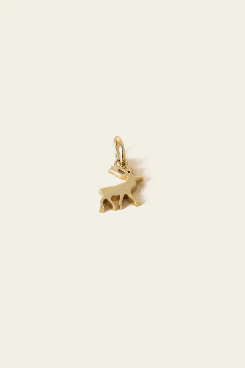 Heritage Stag Charm  - Gold