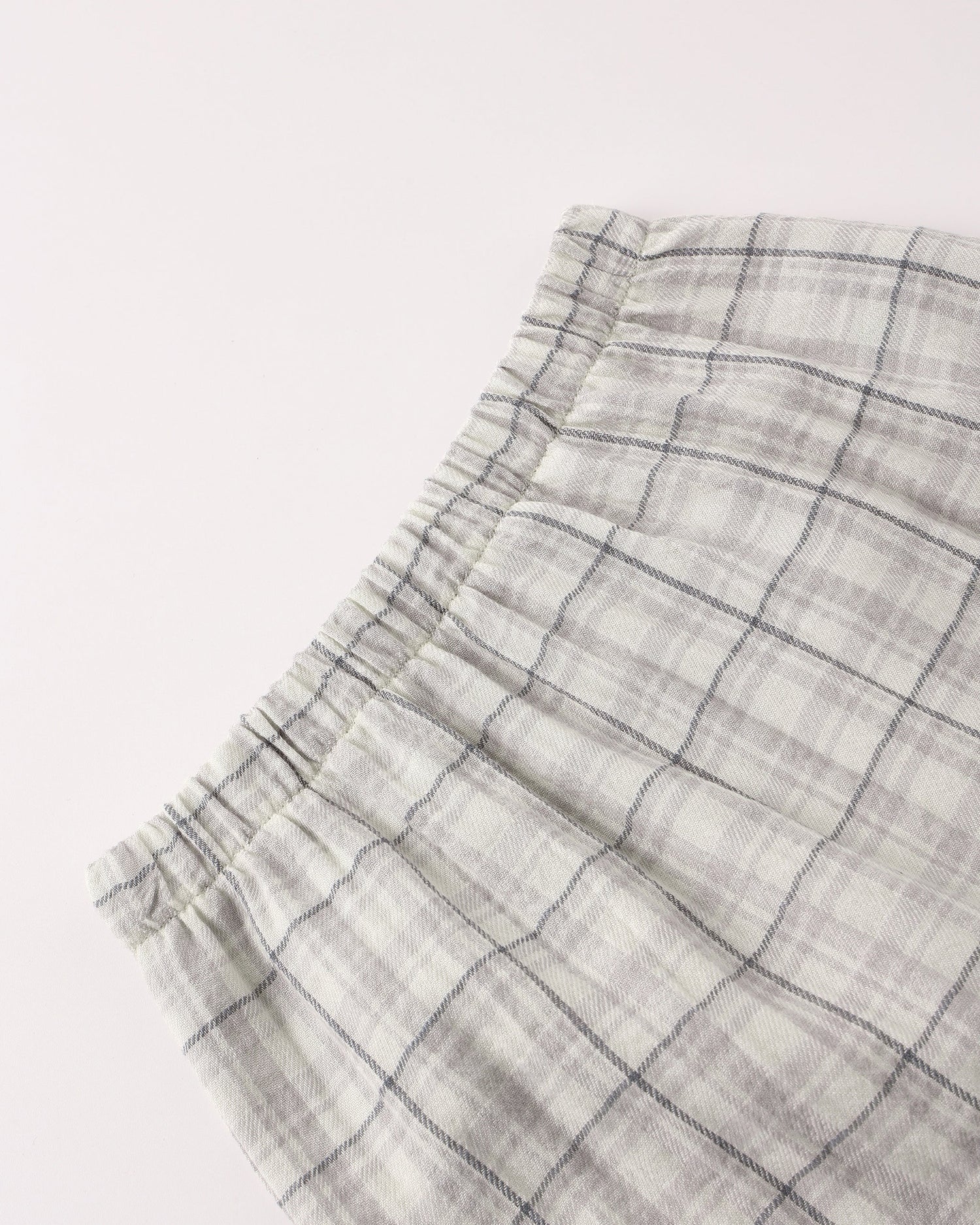 Woven pant - Blue plaid