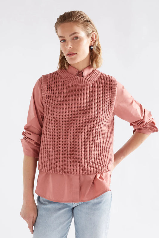 Arp Vest- CLAY PINK