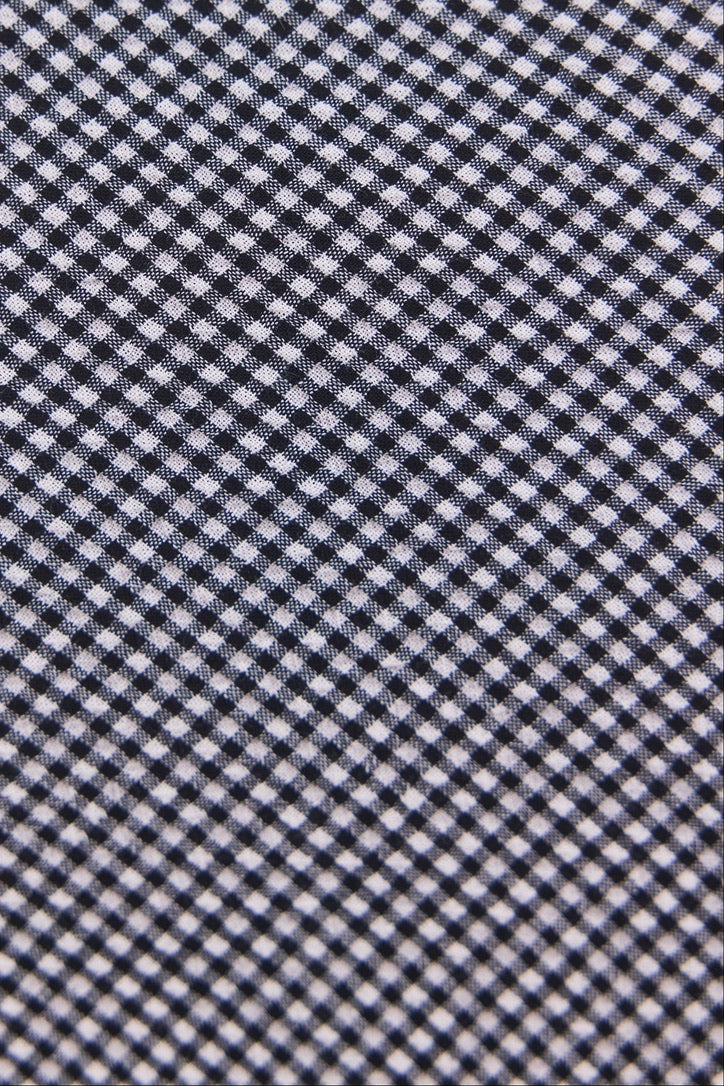 Summit Black White Mini Gingham Tie Waist Bias Maxi Skirt