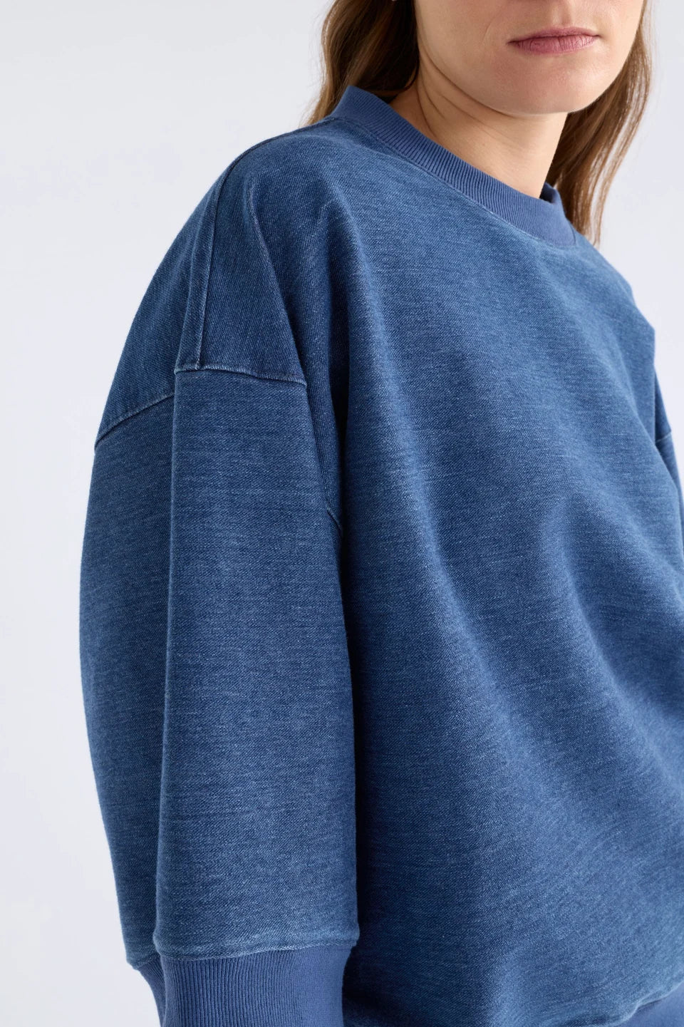 Enfeld Tee - Mid blue wash