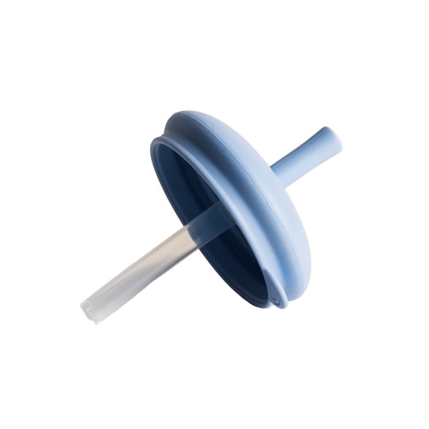 Nestling Stainless Insulated Sip & Straw Cup - Dusty Blue