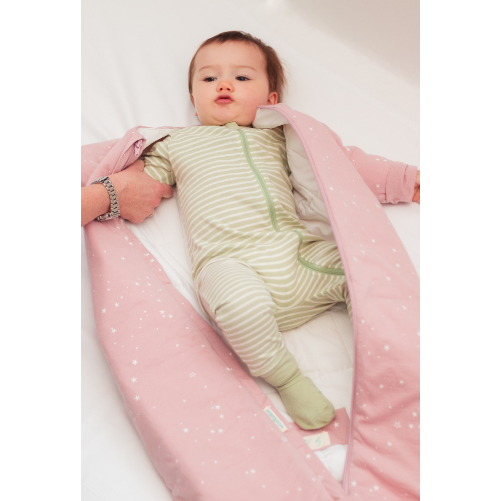 Woolbabe Duvet Sleeping Bag with Sleeves - Dusk Stars