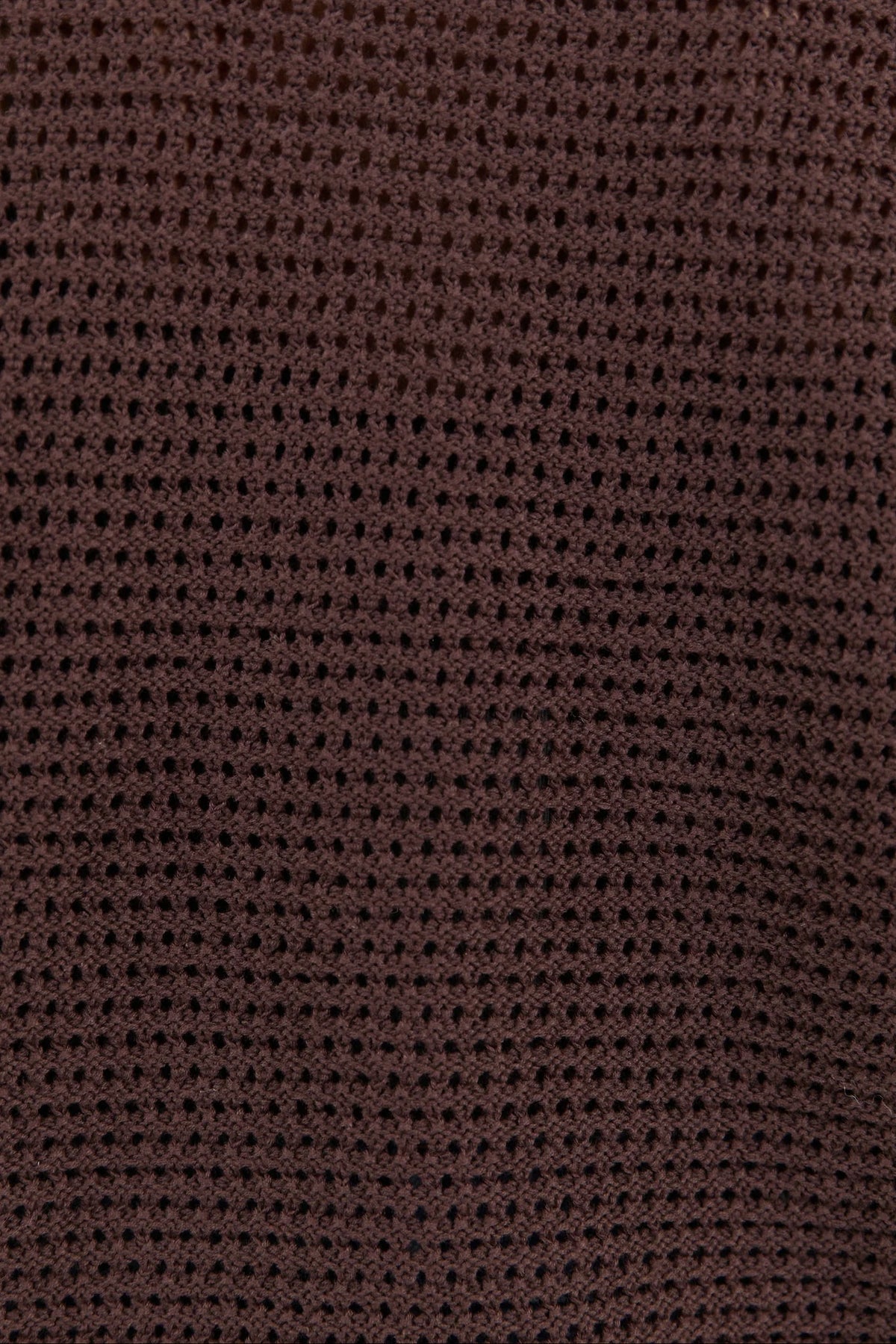 Dawn Dark Chocolate Crochet Knit Jumper