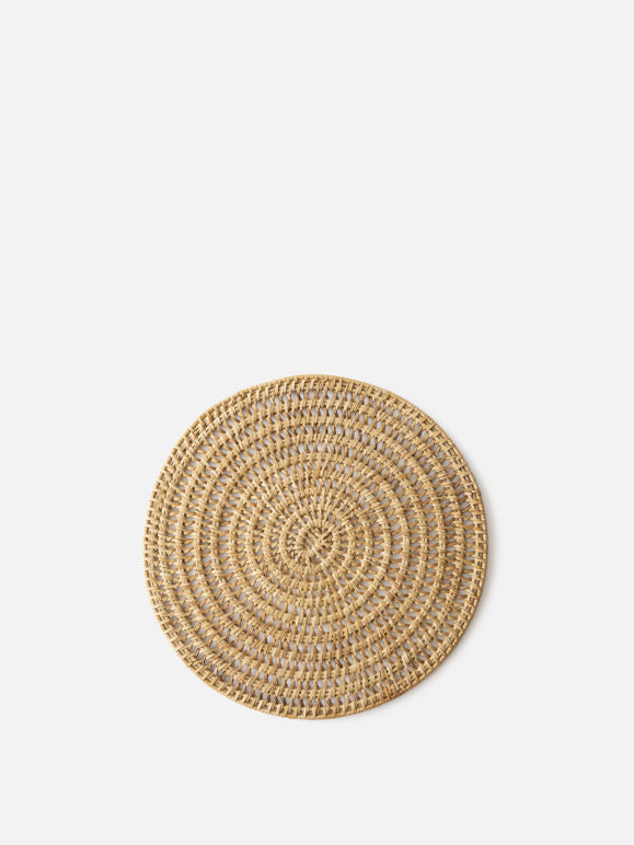Rattan Round Placemat -  Large