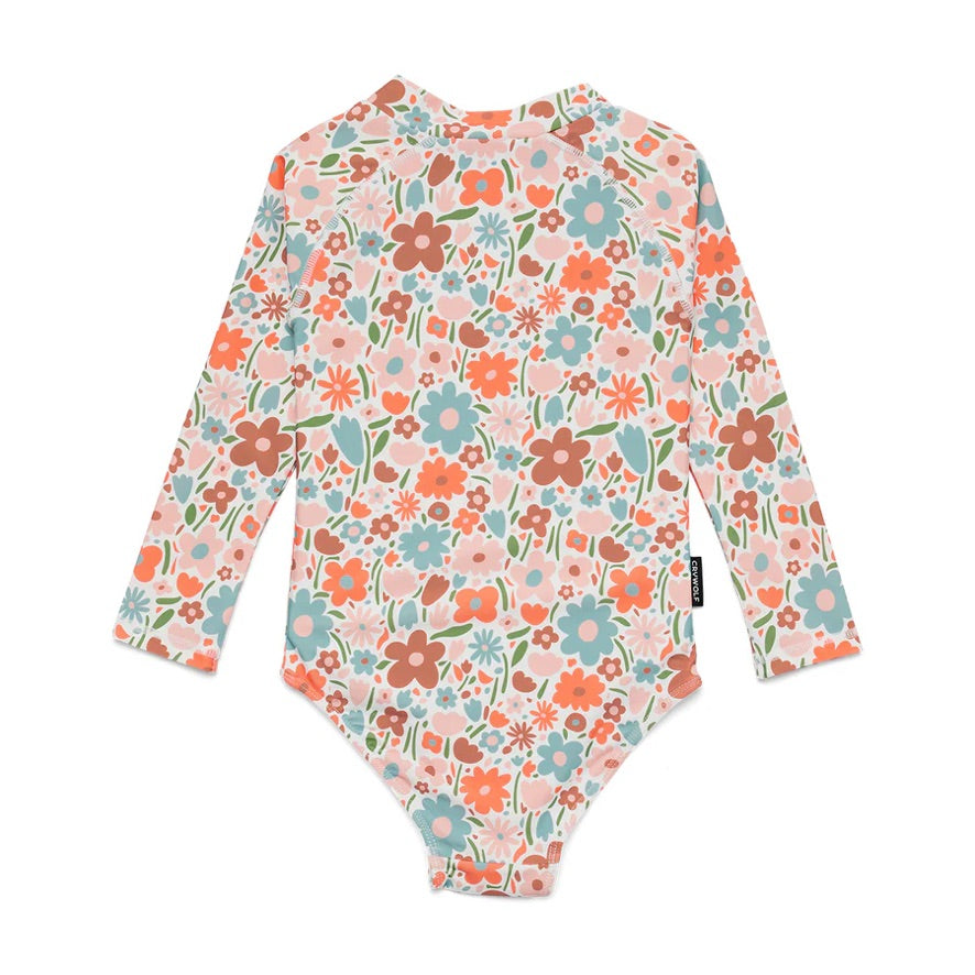 LONG SLEEVE SWIMSUIT - Flower Market