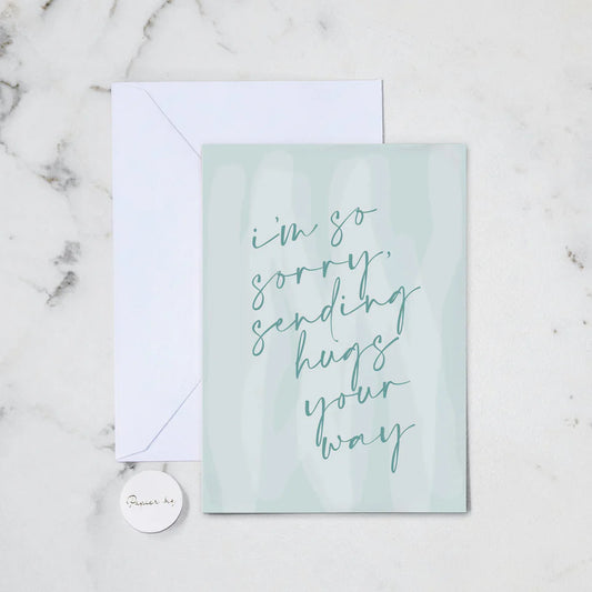 SO SORRY GREETING CARD