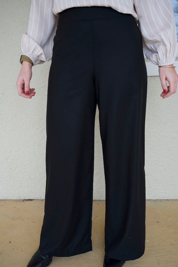 Kiara pant - Soft Black – Collaborate Fashion NZ