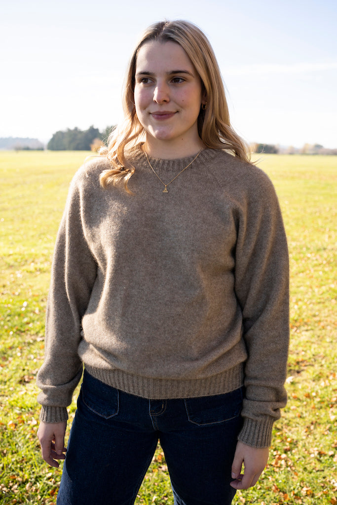 Lily Crew neck jumper - Natural