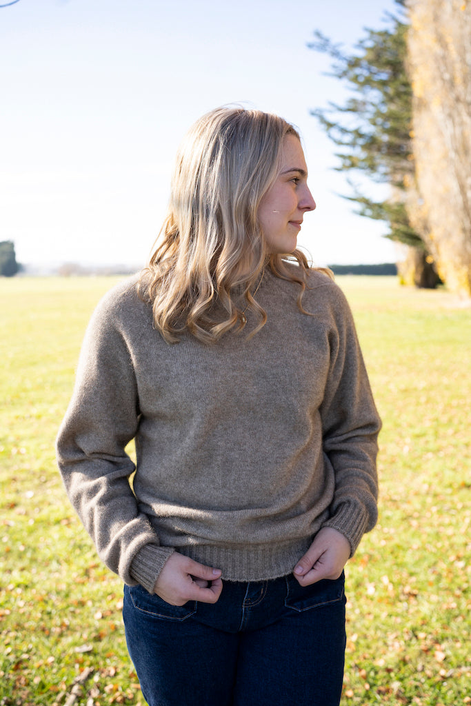 Lily Crew neck jumper - Natural