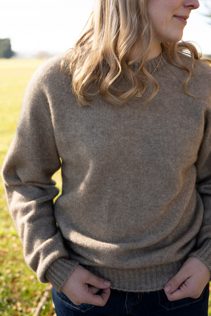 Lily Crew neck jumper - Natural