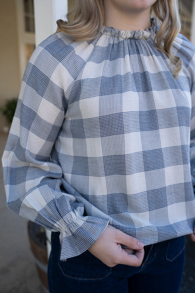 Annie Blouse in Check