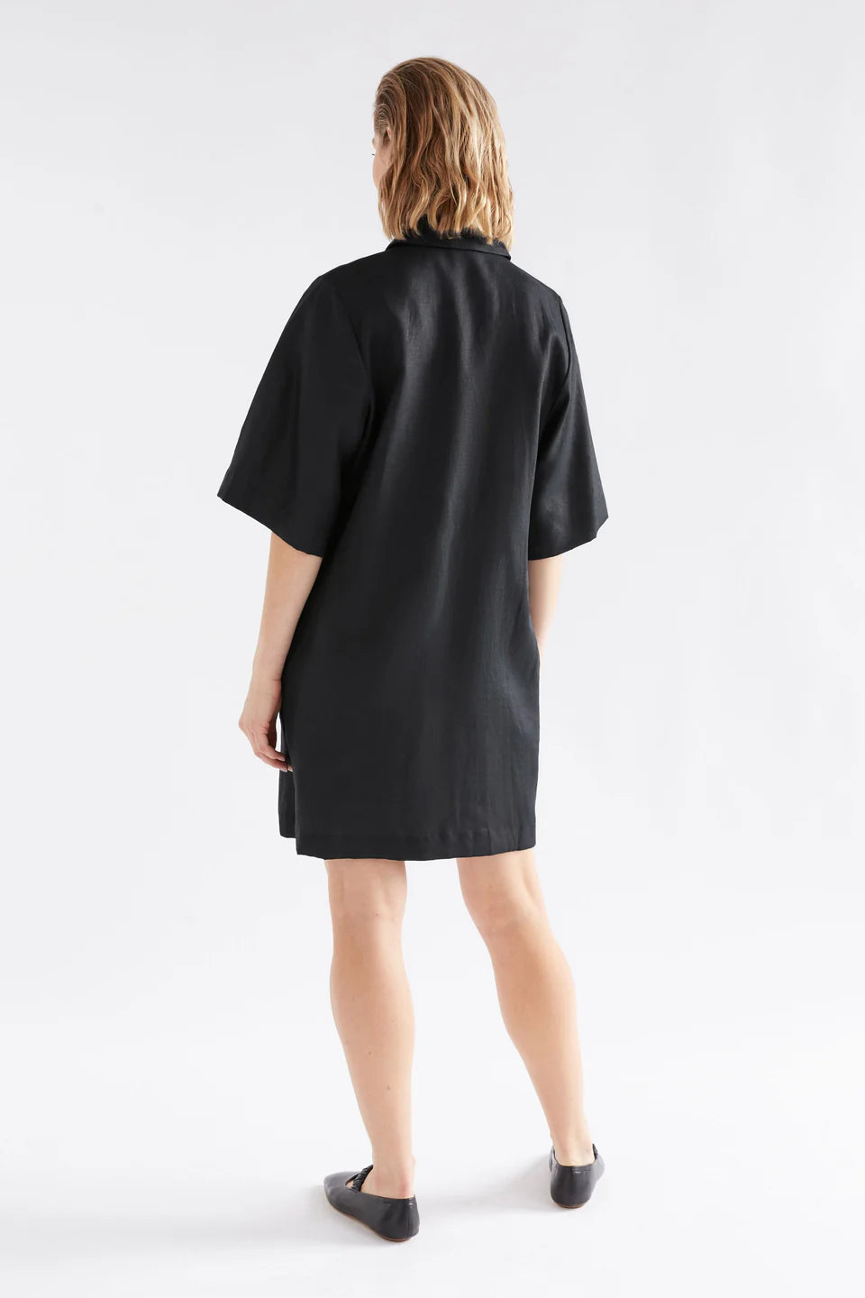 LLINEN DRESS - Black