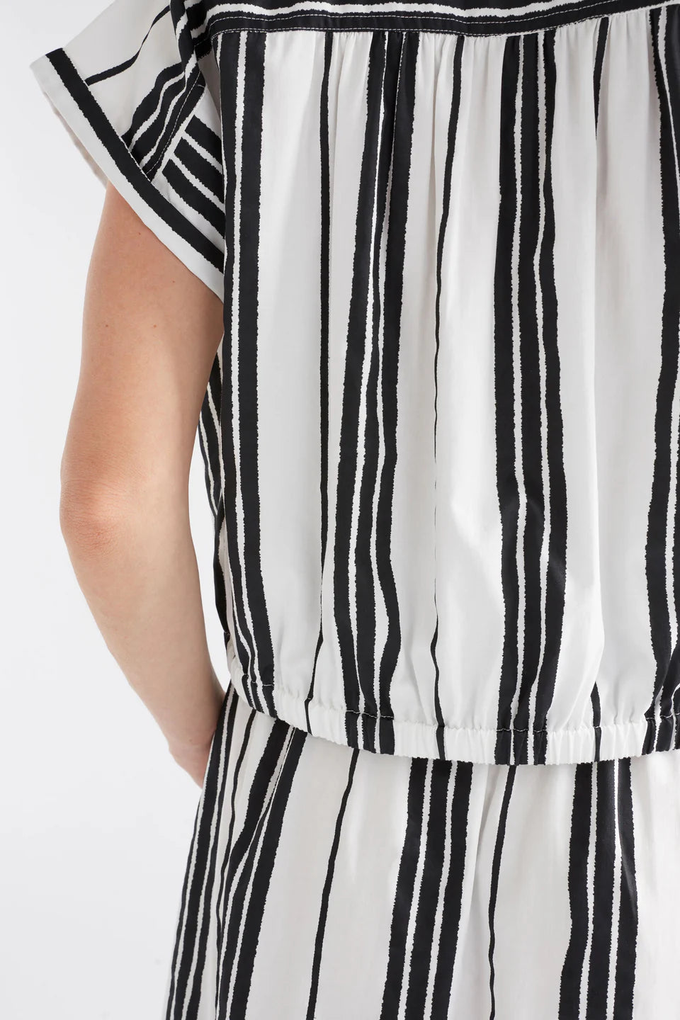 Reza Shirt- Fez Print Stripe