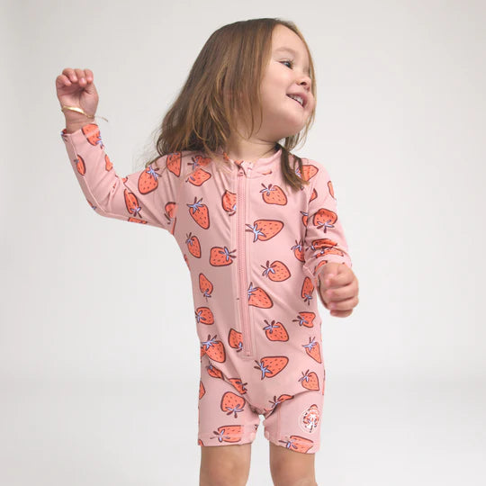 Baby Rash Suit - Strawberry Splash