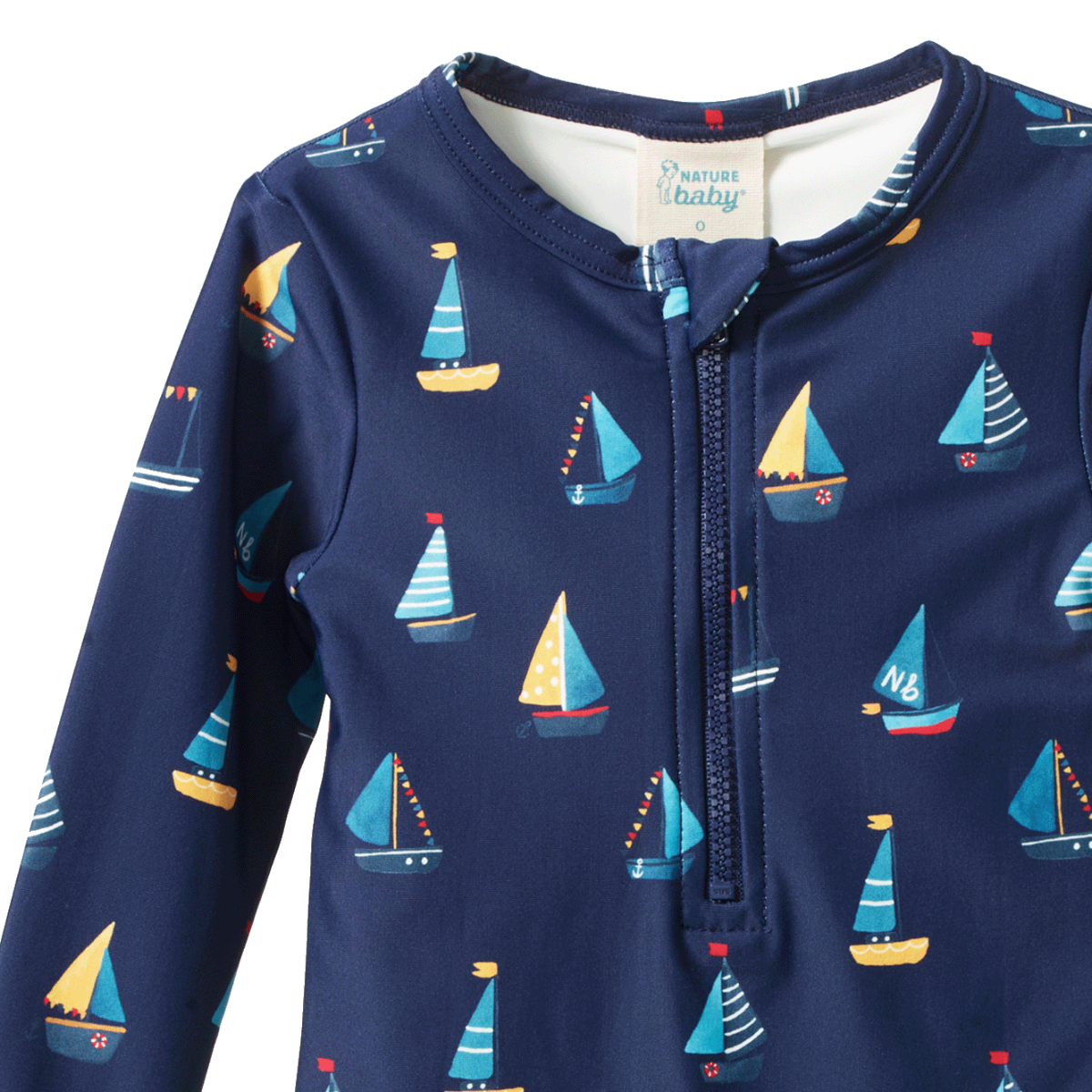 One piece Bathing trunks -Regatta Navy Print