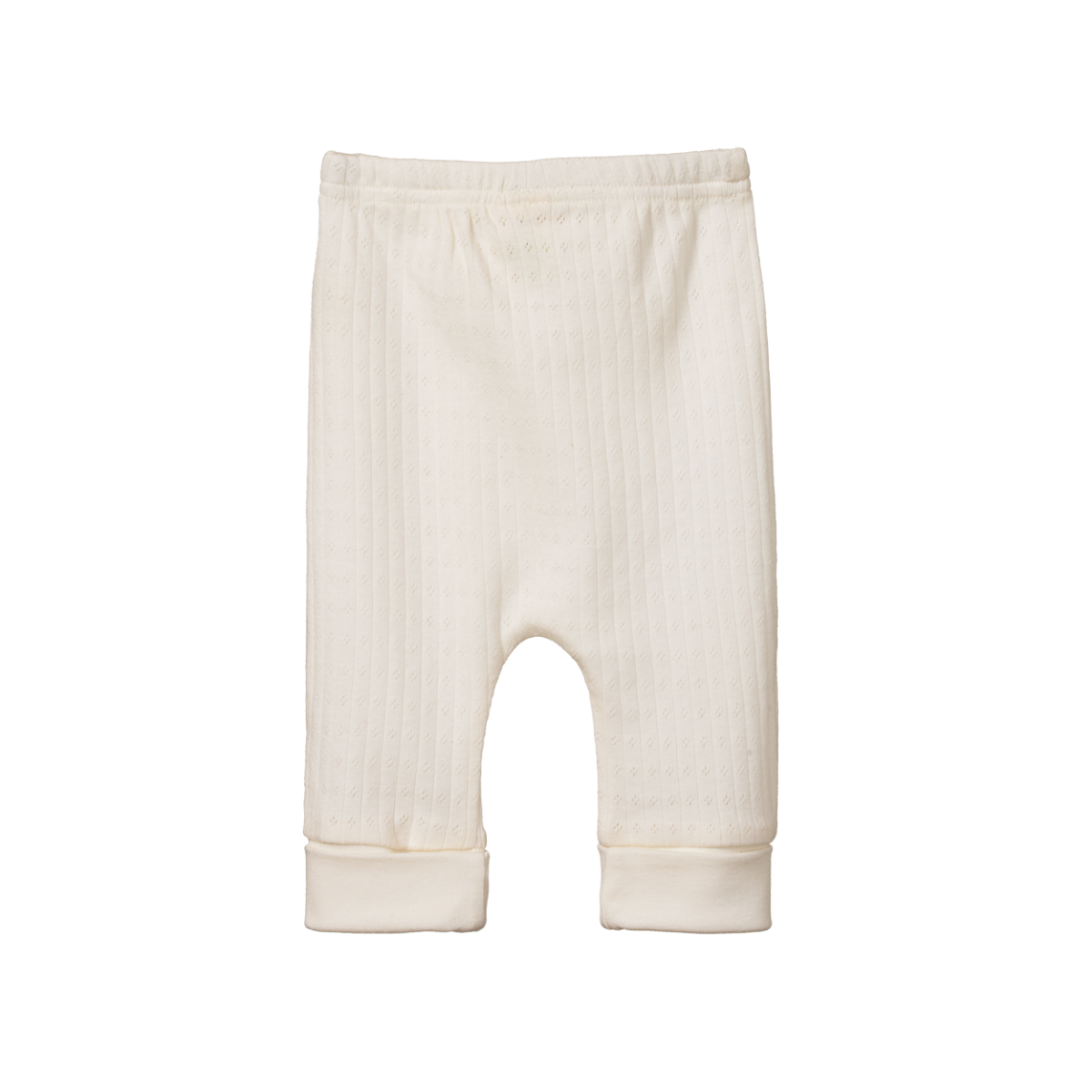 Pointelle drawstring pants - NATURAL