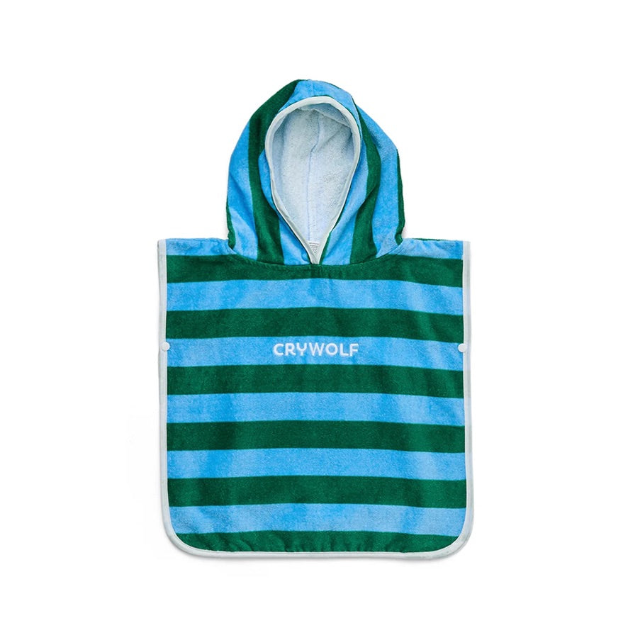 Baby hooded towel - Deck stripe