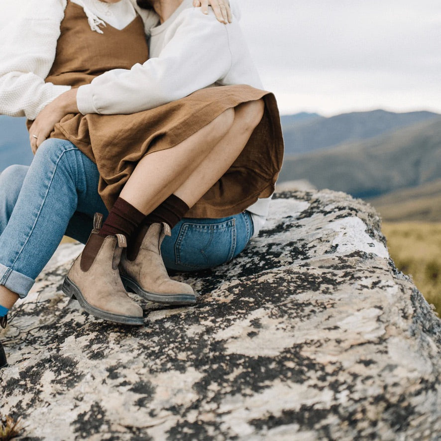 Merino Wool Crew Socks | WOMAN | Fig