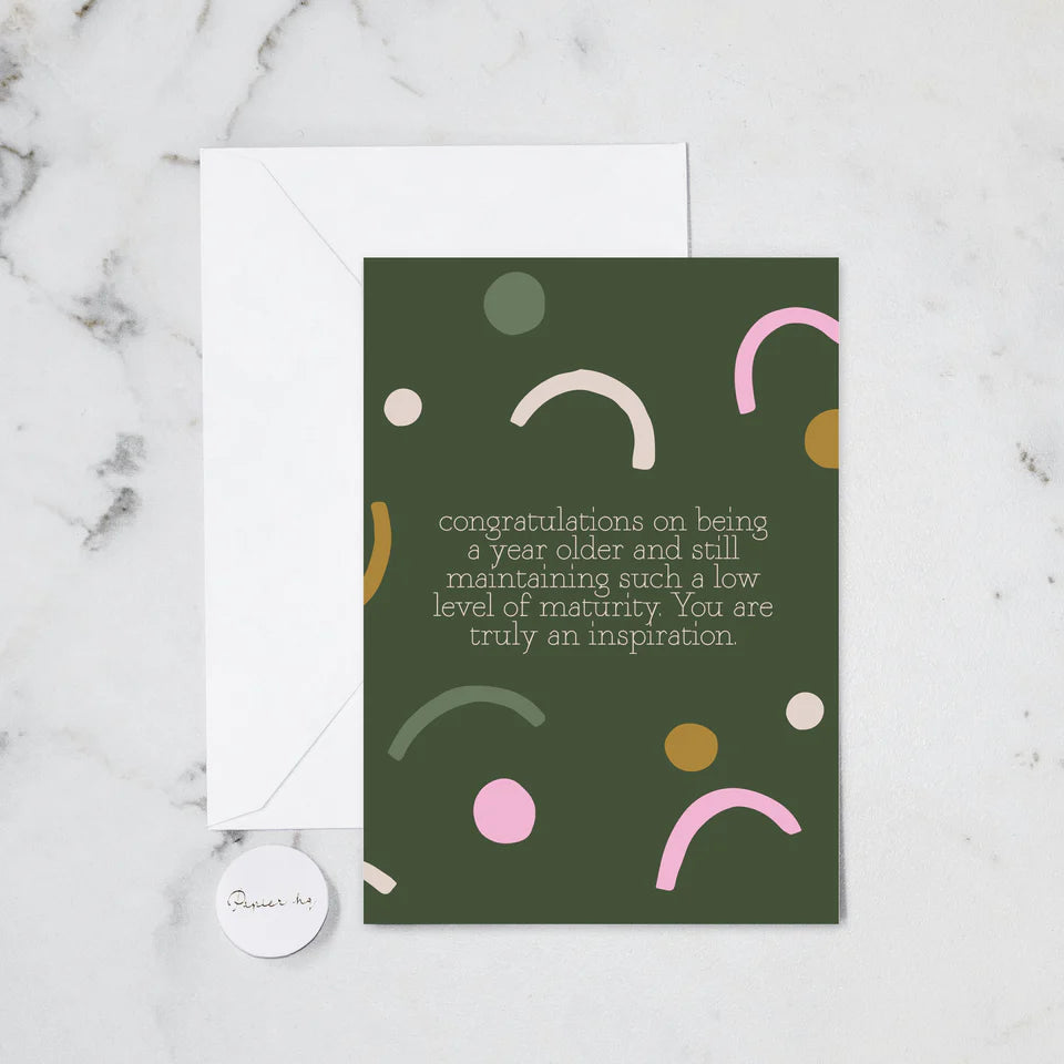 LOW MATURITY CARD