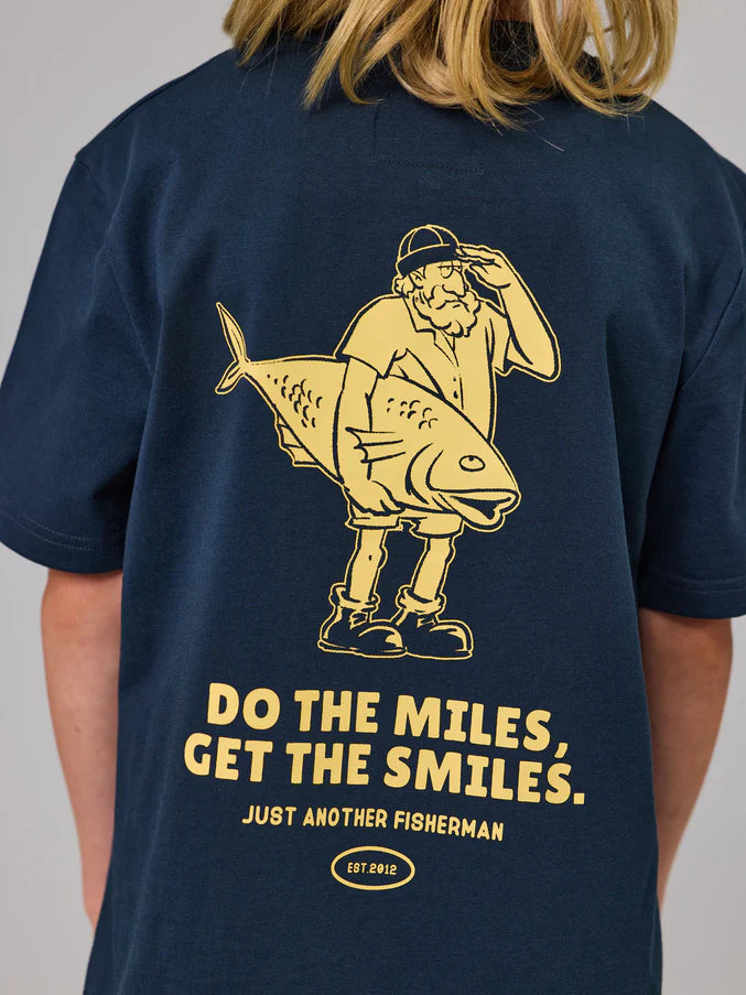 MINI DO THE MILES TEE - NAVY