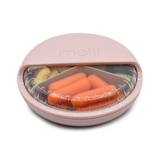 Melii Spin Snack Container - Luxe pink