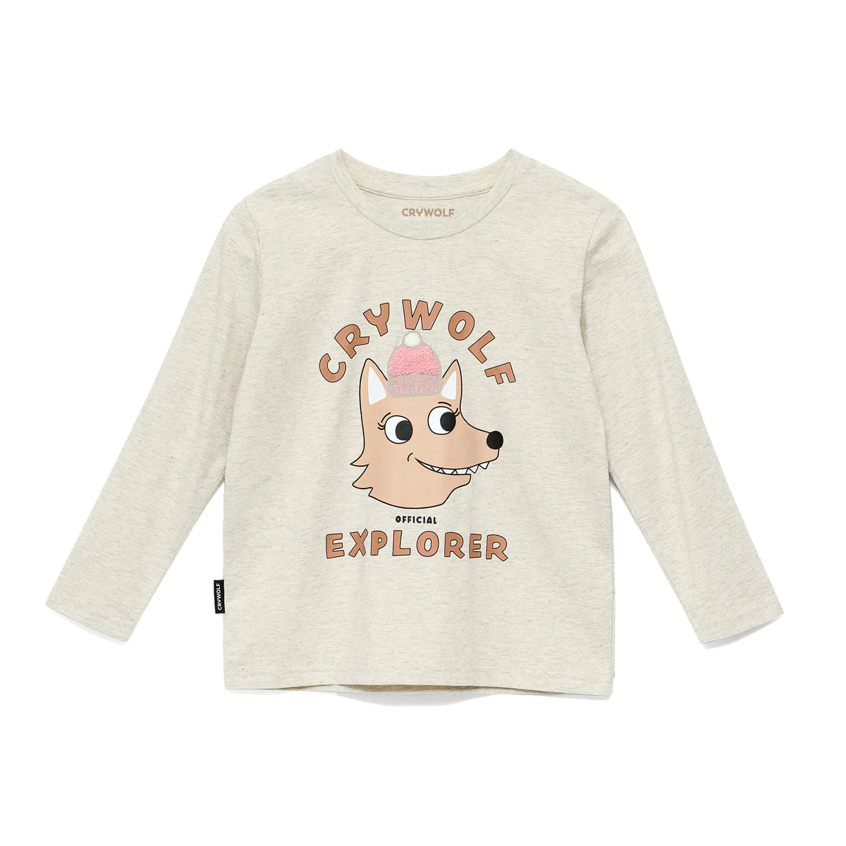 Long Sleeve T-Shirt Oatmeal Explorer