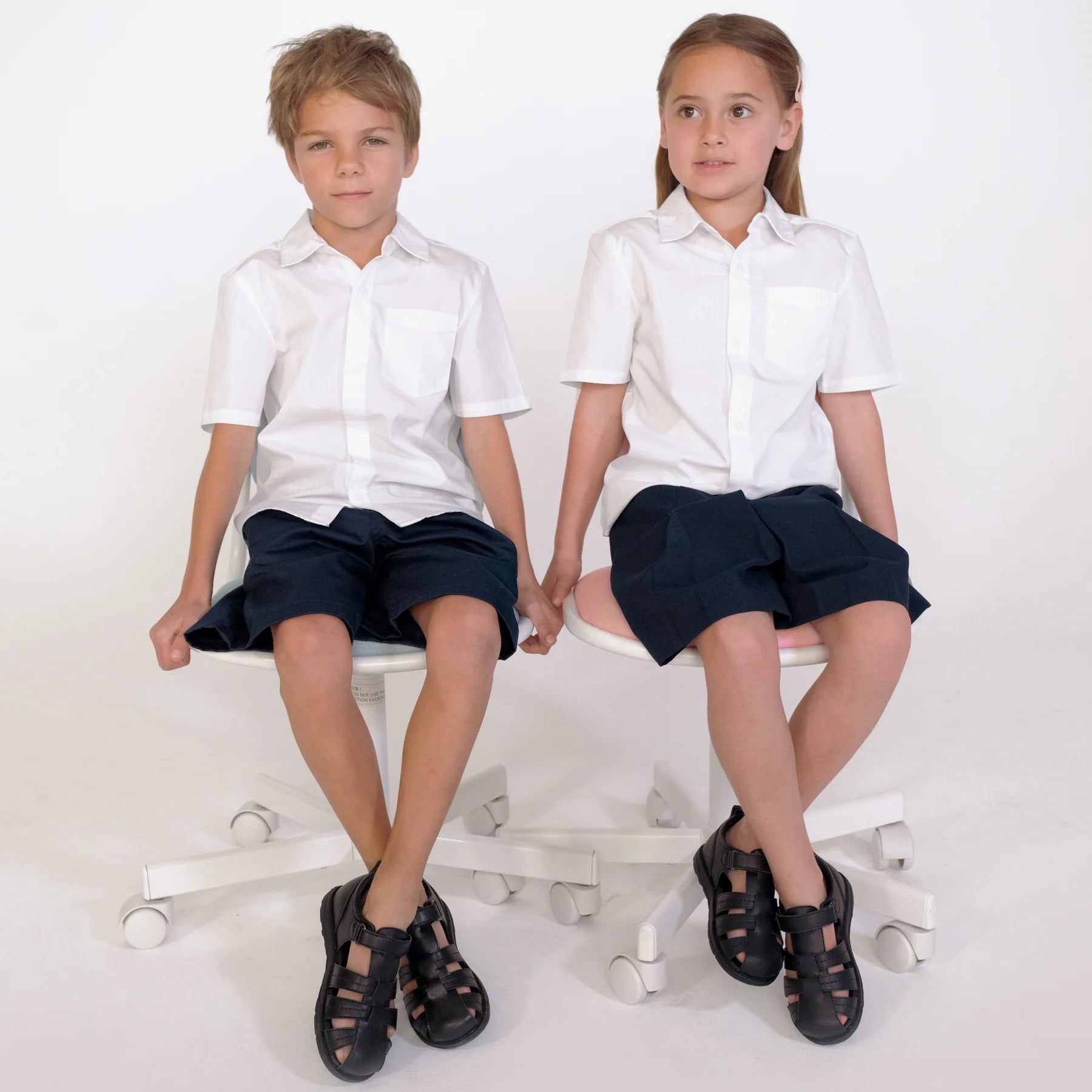 APOLLO Black - School Shoe