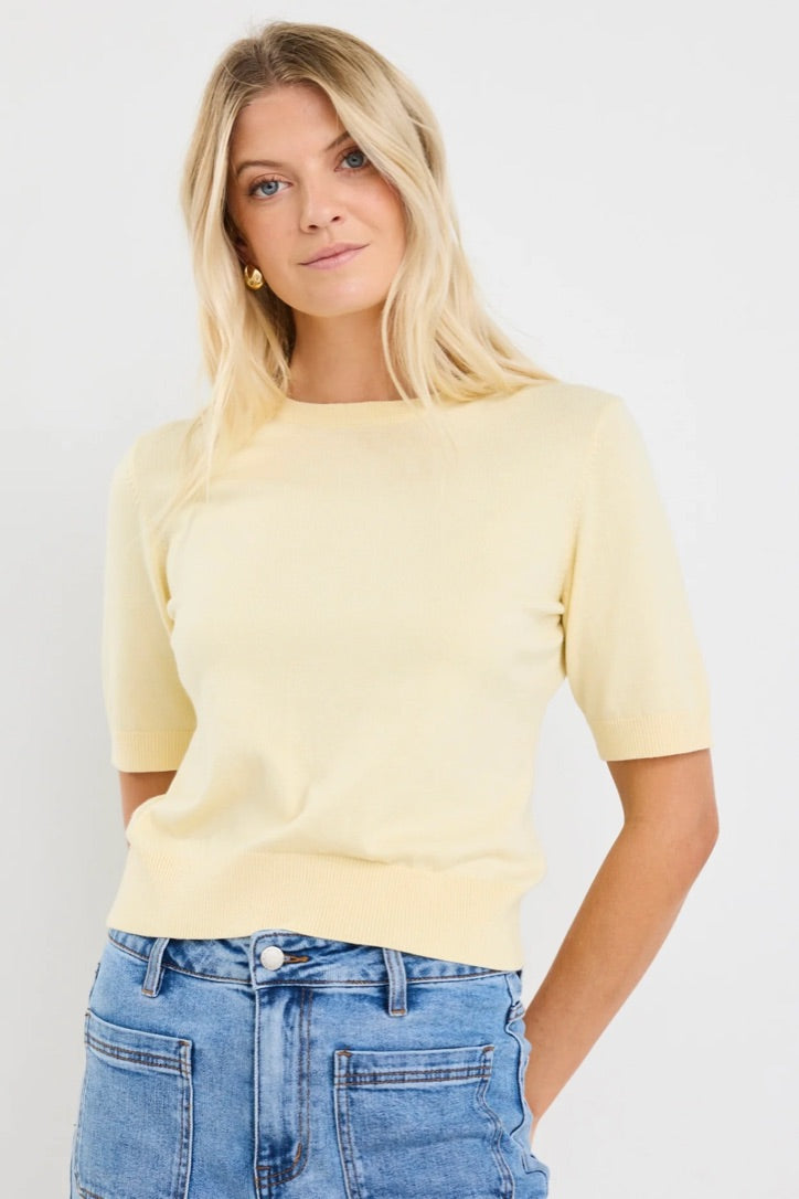 Edition Lemon Crewneck Knit Tee