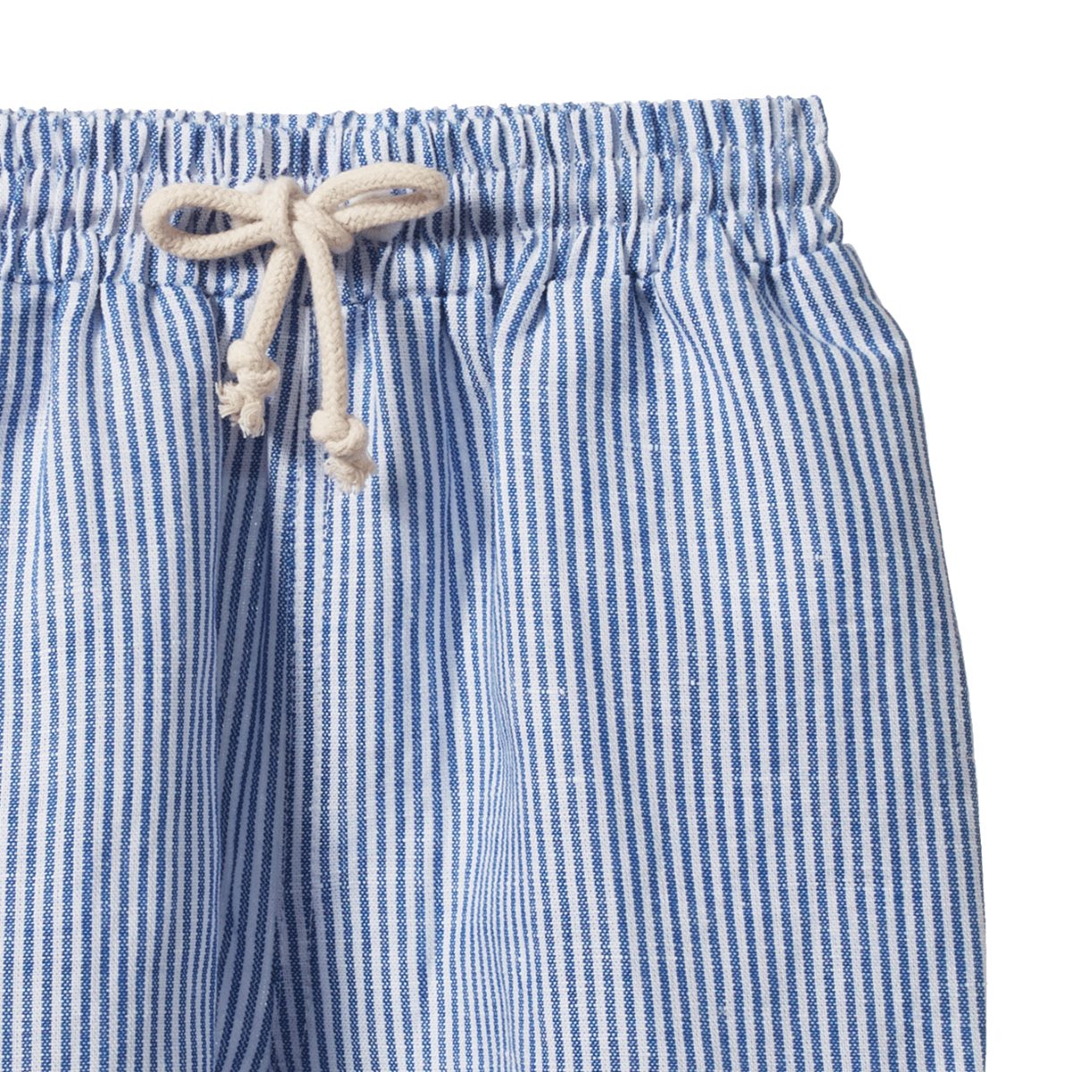 James Short Linen - Blue Stripe