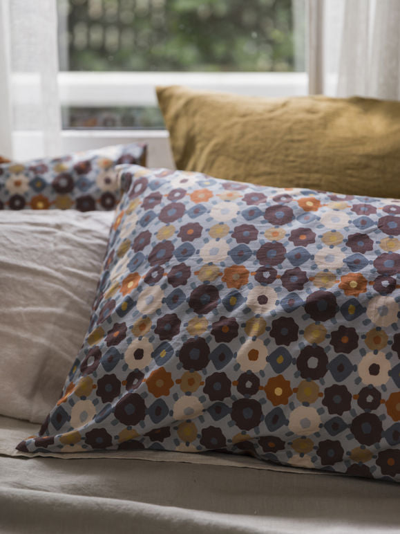 Lisbon Euro Pillowcase - Cloud/Multi