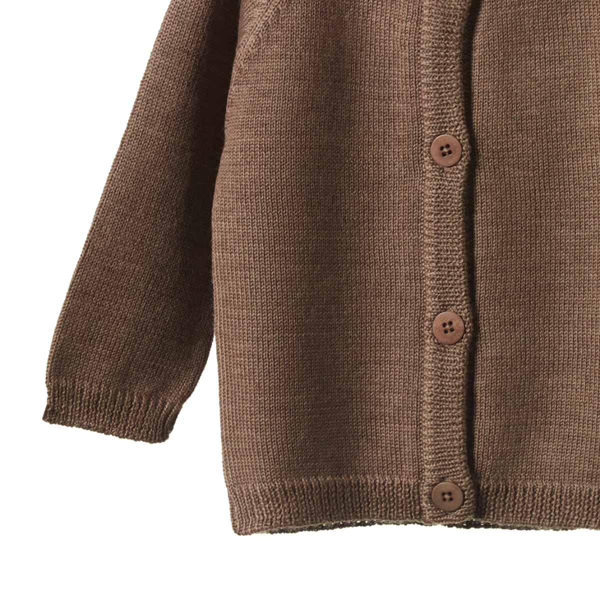 Merino knit cardigan - Cub marl