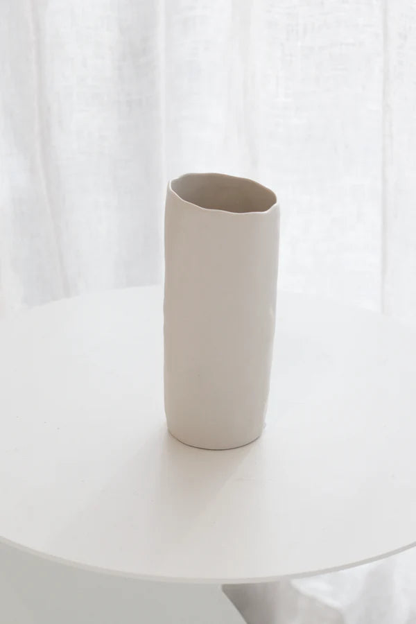 Bernie vase small - Bone