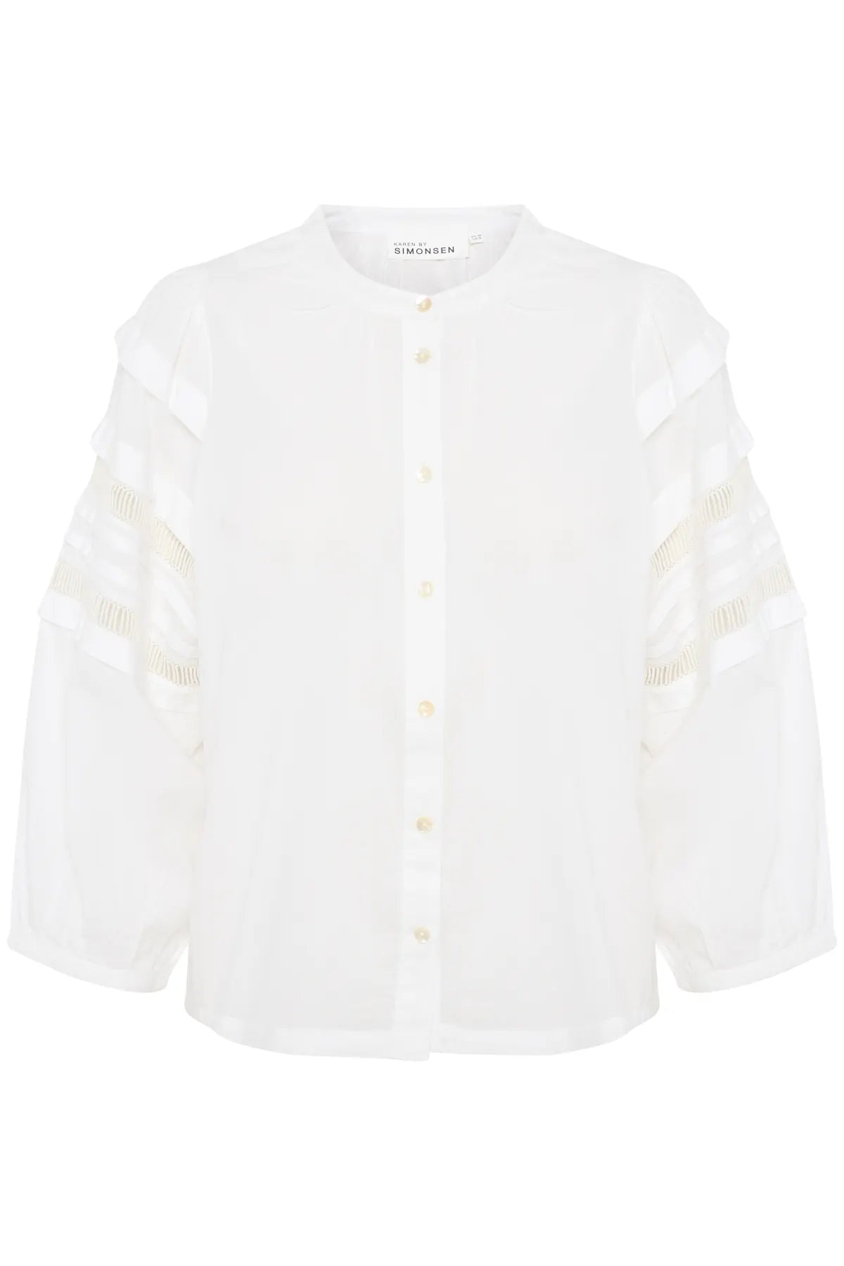 OMMIKB BLOUSE - BRIGHT WHITE