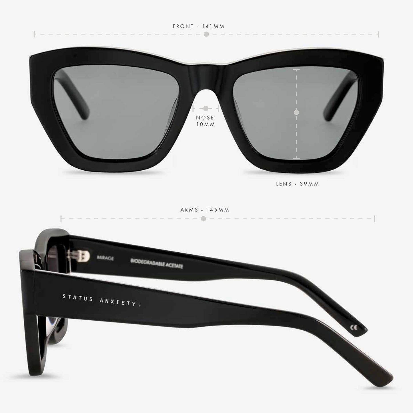 Mirage Sunglasses - Black