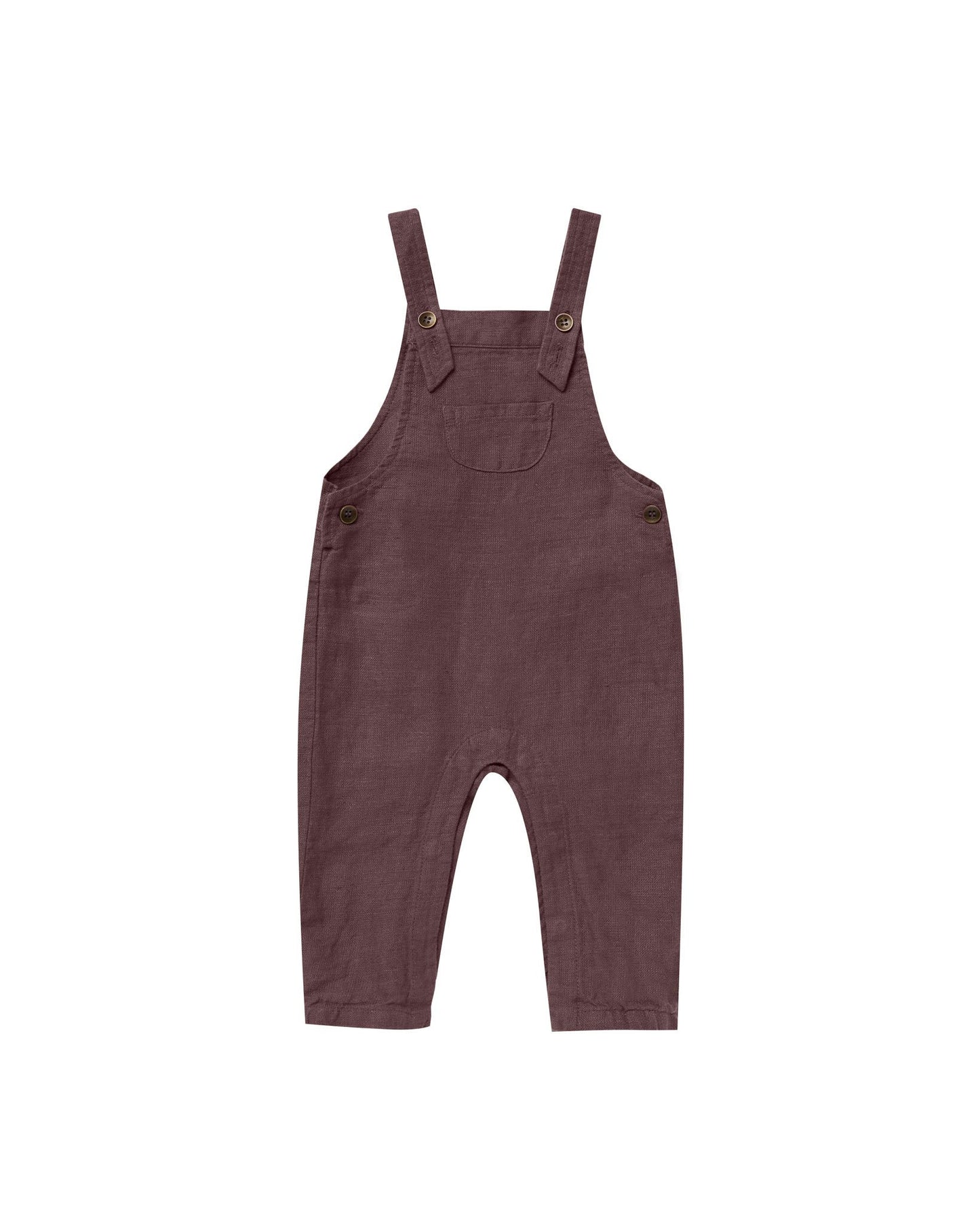 Baby overalls in Plum