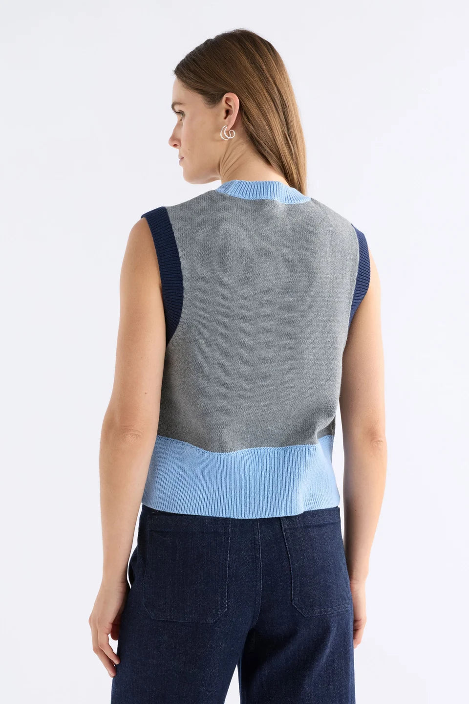 Bolsa Knit Vest - GREY MARLE