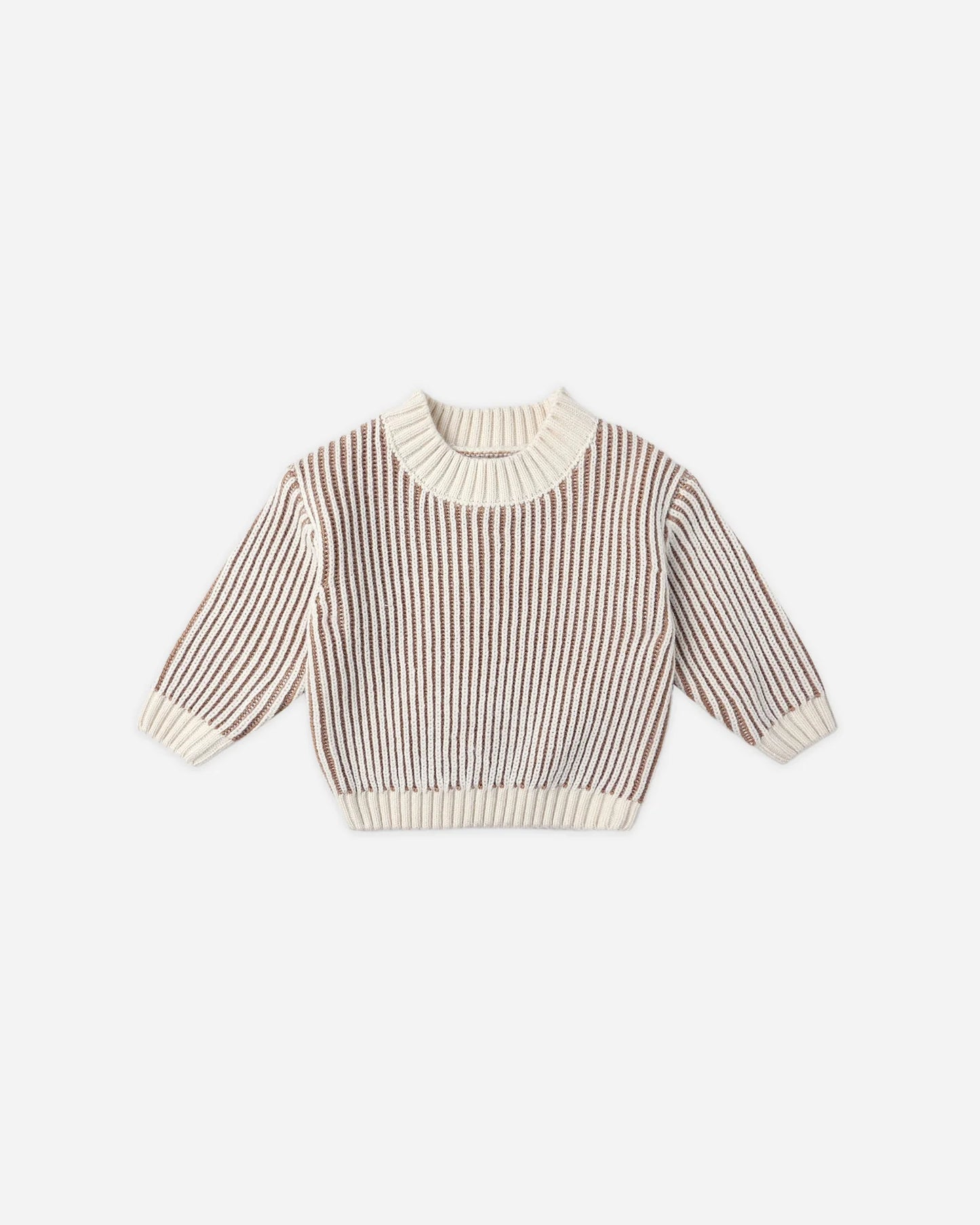 Relaxed knit sweater - Gold